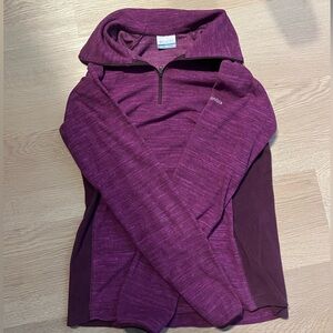 Columbia Women's Purple Quarter-Zip Sweatshirt
